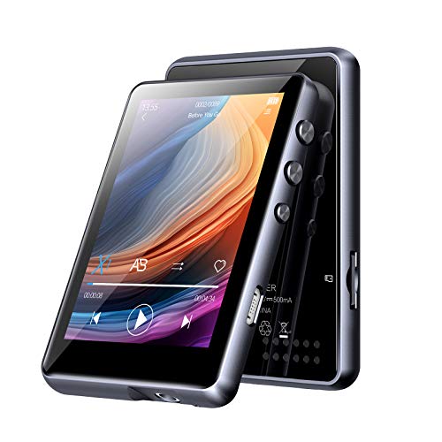 32GB Reproductor MP3 Bluetooth 5.0, HiFi Reproductor de Música con Altavoz Interno, 2.4" Pantalla Táctil Completa, Radio FM, Line-in Voice Recording, Soporte hasta 128 GB… 32GB Reproductor MP3 Bluetooth 5.0, HiFi Reproductor de Música con Altavoz Interno, 2.4" Pantalla Táctil Completa, Radio FM, Line-in Voice Recording, Soporte hasta 128 GB…
