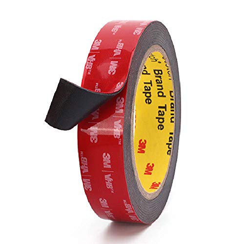 3M VHB Cinta Adhesiva Doble Cara Extra Fuerte, Alta Adherencia e Impermeable, para Automóviles, Uso Doméstico, Decoración de Exteriores y Oficinas (ancho 2,5cm, largo 4,5m) 3M VHB Cinta Adhesiva Doble Cara Extra Fuerte, Alta Adherencia e Impermeable, para Automóviles, Uso Doméstico, Decoración de Exteriores y Oficinas (ancho 2,5cm, largo 4,5m)