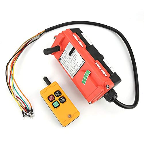 4 botones sistema de control de elevación de grúa 24 V, sistema de control, interruptor pulsador con emisor para grúa 4 botones sistema de control de elevación de grúa 24 V, sistema de control, interruptor pulsador con emisor para grúa