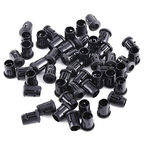 50pcs Sockets de Lámpara Soporte de Lámpara de Soporte LED de Plástico (3 mm, 5 mm, 8 mm, 10 mm)(5mm)