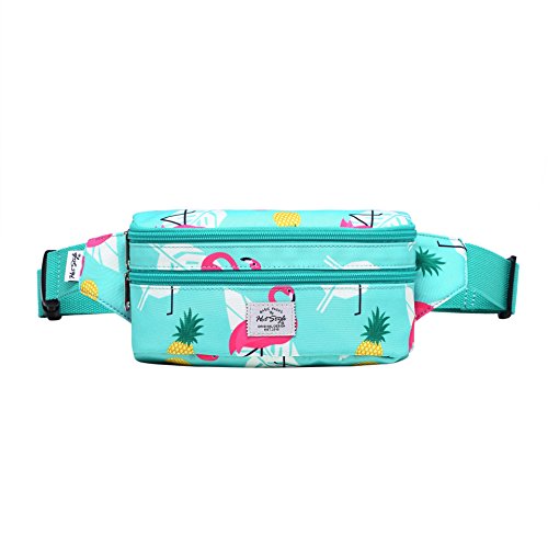 521s Precioso Bolso de Moda para la Cintura | 20x6x11 cm | Flamingo, Menthe 521s Precioso Bolso de Moda para la Cintura | 20x6x11 cm | Flamingo, Menthe