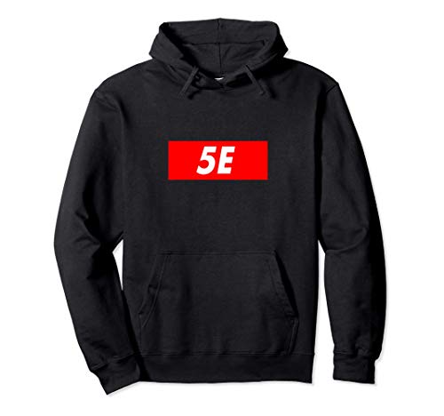 5E Red Box Logo Parody Funny Graphic Sudadera con Capucha