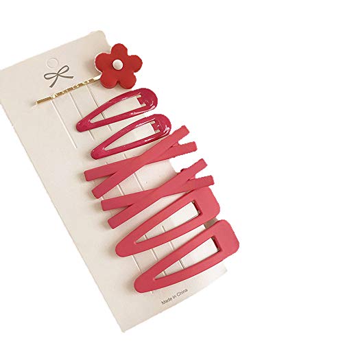 7 horquillas para el pelo de flores pequeñas, antideslizantes de metal, hechas a mano, horquillas geométricas huecas, coloridas y brillantes, cierre de parche, accesorios para mujeres y niñas (rojo) 7 horquillas para el pelo de flores pequeñas, antideslizantes de metal, hechas a mano, horquillas geométricas huecas, coloridas y brillantes, cierre de parche, accesorios para mujeres y niñas (rojo)