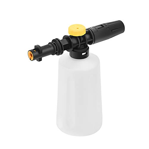 750ML Cañón de Espuma de Nieve para Lavado a Presión Karcher K2 K3 K4 K5 K6 K7, Snow Foam Lance Lanza de Espuma Dispensador de Jabón con Boquilla de Rociador Ajustable para Kärcher K2- K7 Serie 750ML Cañón de Espuma de Nieve para Lavado a Presión Karcher K2 K3 K4 K5 K6 K7, Snow Foam Lance Lanza de Espuma Dispensador de Jabón con Boquilla de Rociador Ajustable para Kärcher K2- K7 Serie