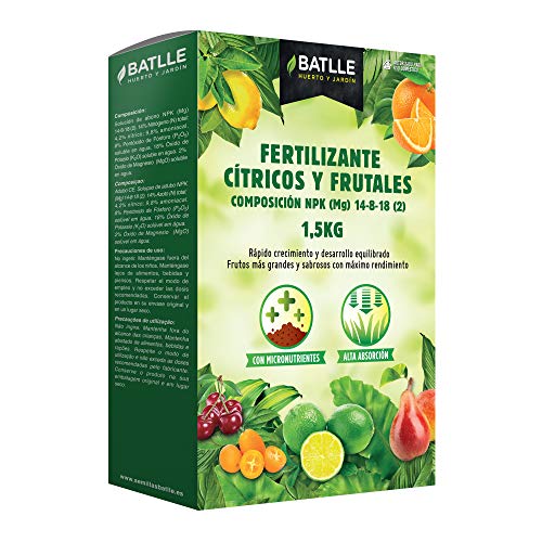 Abonos - Fertilizante Cítricos y Frutales Caja 1,5 Kg. - Batlle