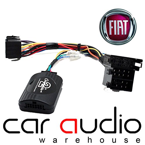 Adaptador de interfaz de control de audio T1 Audio T1-FT4 para volante de coche con cable de conexión, para Fiat 500, Punto, Ducato, Doblo, Idea, Qubo, Fiorino, Nemo, Bipper
