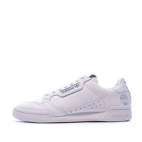 Adidas Continental 80, Sneaker Hombre, Cloud White/Blue Bird, 41 1/3 EU