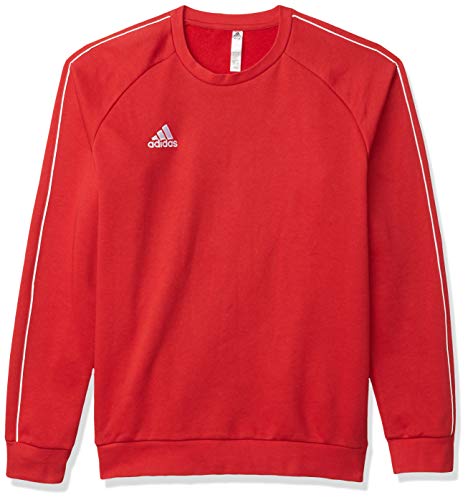 adidas Core18 suéter de cuello redondo Sweatshirtmall para rojo XS