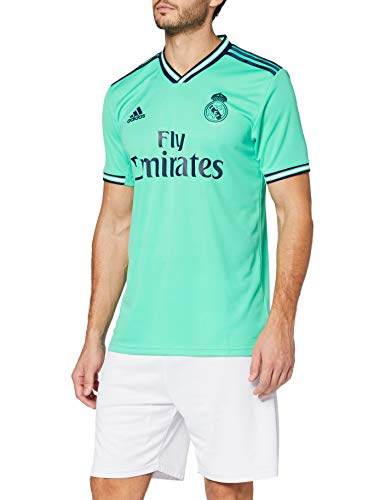 adidas Real Madrid 2019/2020 Camiseta, Hombre, Verde (3ª Equipación), XS