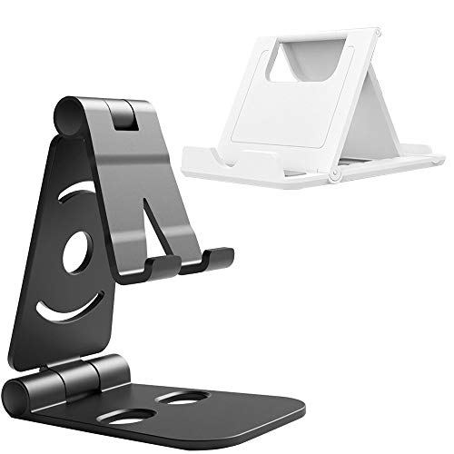 AFUNTA 2 soportes plegables para teléfono móvil, multiángulo, universal, para iPad, iPhone, Nintendo Switch, Samsung
