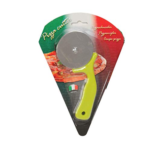 A.I.E. Culinario - Cortador de Pizza (16 cm), Color Verde, Verde, 16 cm