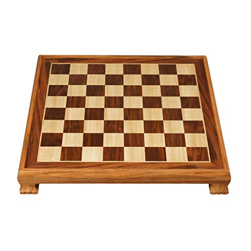 Ajedrez Tablero de ajedrez Solid Wood Tablero de ajedrez Grande para Juego Tabla de ajedrez dedicada 48x48x7.2 cm / 19x19x2.8 Pulgada Regalo de ajedrez
