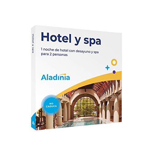 ALADINIA ⭐ Hotel y SPA para Dos. Caja Regalo Experiencias con Validez Ilimitada | Más de 100 Opciones para Elegir en España y Andorra