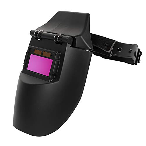 ALLOMN Máscara de Soldadura, Casco de Soldadura Solar Casco de Ajuste Montado en la Cabeza Oscurecimiento Automático, Sensor de Alta Sensibilidad, Energía Solar (con 2 Almohadillas) ALLOMN Máscara de Soldadura, Casco de Soldadura Solar Casco de Ajuste Montado en la Cabeza Oscurecimiento Automático, Sensor de Alta Sensibilidad, Energía Solar (con 2 Almohadillas)