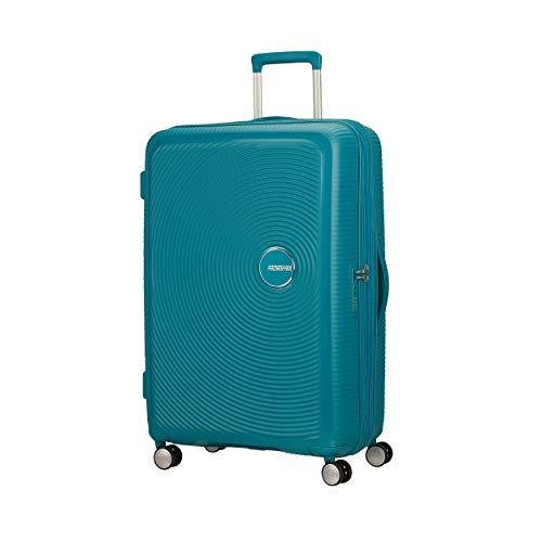 American Tourister Soundbox - Spinner Large Expandable Maleta, 77 cm, 110 Liters, Verde (Jade Green)