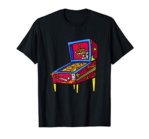 Arcade Game Machine Console Pinball Retro Años 80 90 Juego Camiseta