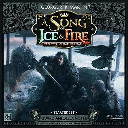 Asmodee Song of Ice and Fire Guardianes de la Noche Starter Set con miniaturas de Colores, 10409