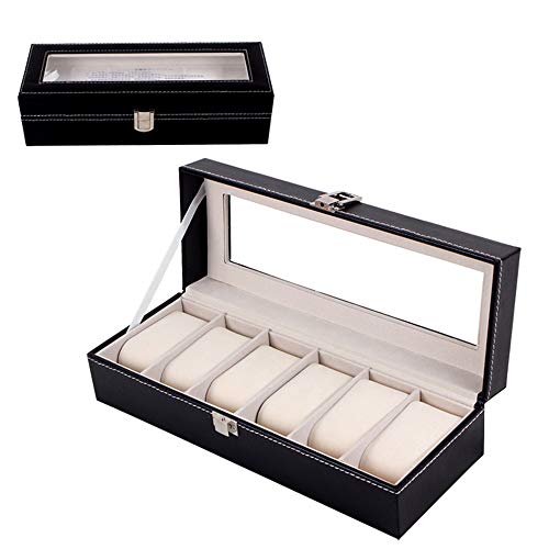 Aulola® Caja para relojes de piel sintética., FL0171 Aulola® Caja para relojes de piel sintética., FL0171