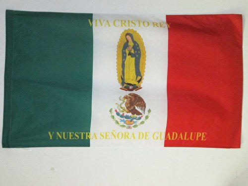 AZ FLAG Bandera de MÉXICO Cristo Rey 150x90cm para Palo - Bandera DE LOS CRISTEROS 90 x 150 cm AZ FLAG Bandera de MÉXICO Cristo Rey 150x90cm para Palo - Bandera DE LOS CRISTEROS 90 x 150 cm