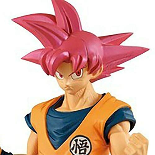Banpresto. Dragon Ball - Son Goku Super Saiyan God Rosso Cyokoku Buyuden Figura 22 cm