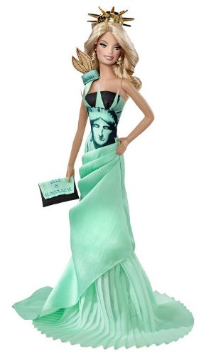 Barbie Mattel - T3772 Muñecas del Mundo Monumento - Estatua de la Libertad