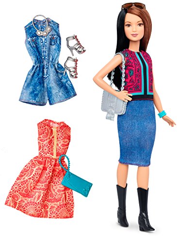 Barbie - Muñeca Fashionista, Botas de Vaquera (Mattel DTF04)