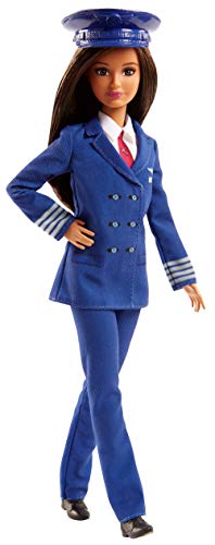 Barbie Quiero Ser piloto, muñeca con accesorios (Mattel FJB10 )
