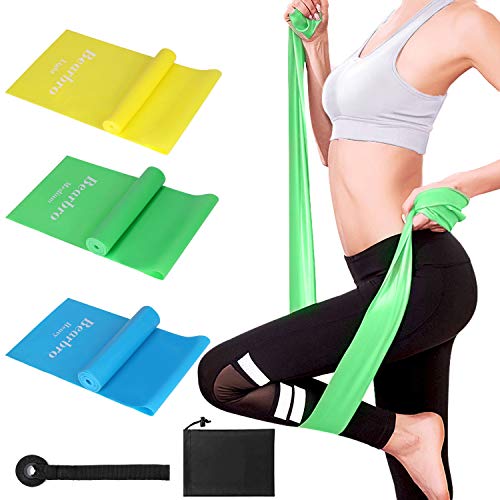 Bearbro Bandas Elasticas Fitness, Cintas Elasticas Fitness con 3 Niveles de Resistencia, Resistencia Bandas de Ejercicios para Yoga, Pilates,Estiramientos, Fisioterapia, Entrenamiento de Fuerz Bearbro Bandas Elasticas Fitness, Cintas Elasticas Fitness con 3 Niveles de Resistencia, Resistencia Bandas de Ejercicios para Yoga, Pilates,Estiramientos, Fisioterapia, Entrenamiento de Fuerz