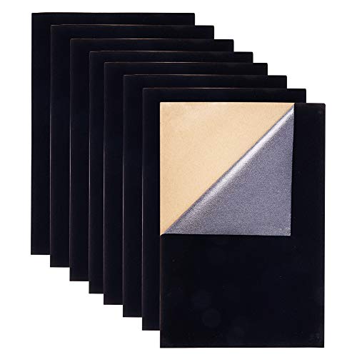 BENECREAT 20PCS Tela de Terciopelo (Negro) Tela Adherente Pegajosa Hojas Posteriores Hojas Adhesivas Traseras, Hoja A4 (21 cm x 30 cm), Autoadhesiva, Duradera y Resistente al Agua, Multiusos BENECREAT 20PCS Tela de Terciopelo (Negro) Tela Adherente Pegajosa Hojas Posteriores Hojas Adhesivas Traseras, Hoja A4 (21 cm x 30 cm), Autoadhesiva, Duradera y Resistente al Agua, Multiusos