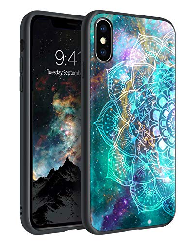 BENTOBEN Funda iPhone XS, Funda iPhone X, Carcasa Cover Ultra Delgada Mandala Luminosa Resistente Silicona Suave PC Dura Protectora Cuero Completa Fundas para iPhone X/iPhone XS-Mandala BENTOBEN Funda iPhone XS, Funda iPhone X, Carcasa Cover Ultra Delgada Mandala Luminosa Resistente Silicona Suave PC Dura Protectora Cuero Completa Fundas para iPhone X/iPhone XS-Mandala