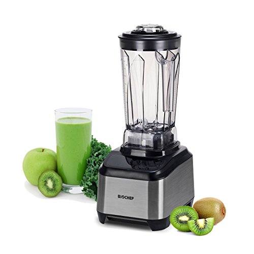 BioChef Atlas Power Blender – Batidora Profesional Sin Escobillas (Brushless Blender), 1000W, Silenciosa (75dB), 16 Programas, 10 Años de Garantía (Negro)