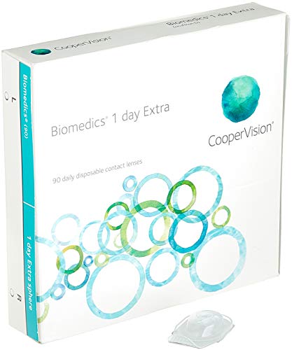 Biomedics 1 Day  - Lentes de contacto esféricas diarias (R 8.6 / D 14.2 / -1.5 Diop), Pack de 90 uds.