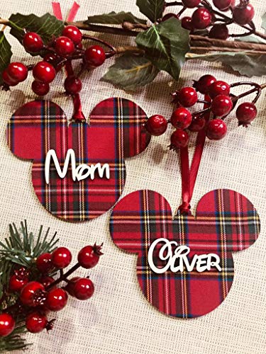 Bolas de Navidad Mickey Madera y Tela Hermosos Regalo para estas navidades Bolas de Navidad Mickey Madera y Tela Hermosos Regalo para estas navidades