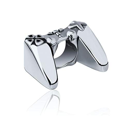 Bolenvi Abalorio para PS4 PS5 Playstation Controller de plata de ley 925 para Pandora y pulseras o collares similares
