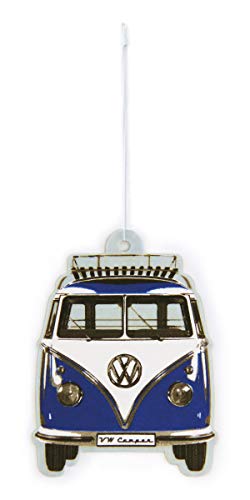 Brisa VW Collection - Volkswagen Furgoneta Hippie Bus T1 Van Ambientador para Coche, Desodorante del Vehículo, Difusor de Perfume y Fragancia, Accesorios para automóviles/Regalo (Aire del Mar/Azul)