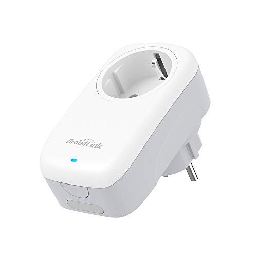 BroadLink Smart Plug - Toma de corriente inteligente con temporizador Wi-Fi y luz nocturna - Funciona con Alexa/Google Home/IFTTT, no requiere Hub - 16A - SP4L-EU (paquete de 1 unidad)