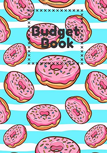 Budget book: Monthly budget notebook Doughnut Donut , Account book | 7x10" 100 pages | Manage your income and expenses with this budget planner | ... notepad | Invoice and purchase cash .