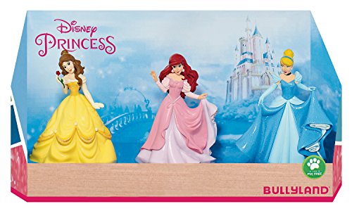 Bullyland 13245 – Princesas Disney en caja de regalo parte Figura set, 3 piezas
