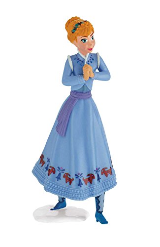 Bullyland Figuras de Frozen de Disney 13431, La aventura de Olaf, figura de Anna
