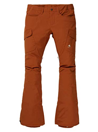 Burton Gloria True Penny - Pantalón de esquí para mujer, talla S, color naranja