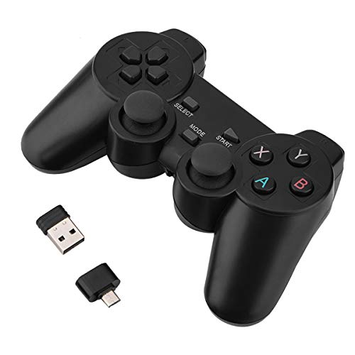 bxtbest-seller Wireless Gamepad, 2.4G Wireless Bluetooth Game Controller Joysticks for Android TV Box Mobile Phone