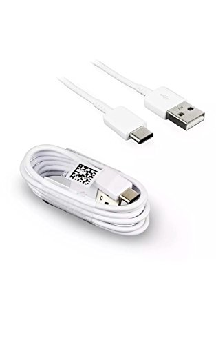 Cable USB Type-C tipo C, USB EP-DN930CWE, compatible con Samsung Note 7, N930, Galaxy S8 Plus, G950, G955, A3, A5, A7, 2017, Datos de Carga Bulk OEM, Blanco 1,2 m