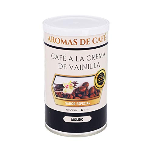 Café Vainilla | Café Molido 100% Arábica | 100 gr | Intensidad Suave | Procedente del Centro y Sur de América | Café Molido Natural Ligeramente Tostado