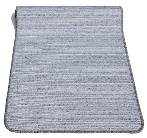 Casatessile Alfombra de Cocina Ancho 53 cm Melange. - Grigio, 200 cm.