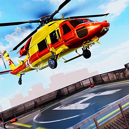 City Helicopter 3D Rescue Parking Simulator Juego Flight Pilot Transport Citizen In Air Ambulance Survival Mission