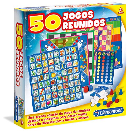 Clementoni - 50 JOGOS REUNIDOS (67069 - Versión Portuguesa)