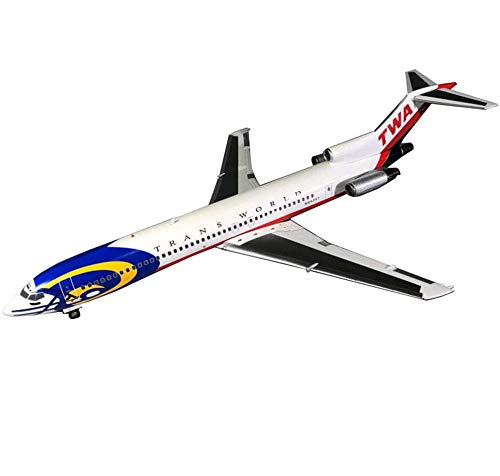 CMO Aviones Maqueta, Boeing 727-200 Caravelle Statico Modelos Escala 1/200, Juguetes y Regalos para Adultos, 9.3 × 6.5 Pulgadas