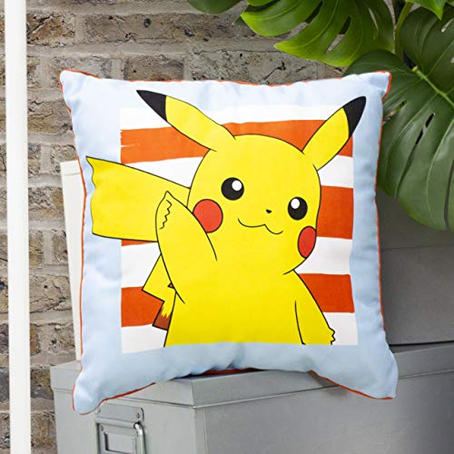 Cojín Cuadrado Pokemon Jump | diseño de Pikachu Amarillo y Azul | diseño Reversible de Dos Caras, PKNJUMCU001UK Cojín Cuadrado Pokemon Jump | diseño de Pikachu Amarillo y Azul | diseño Reversible de Dos Caras, PKNJUMCU001UK
