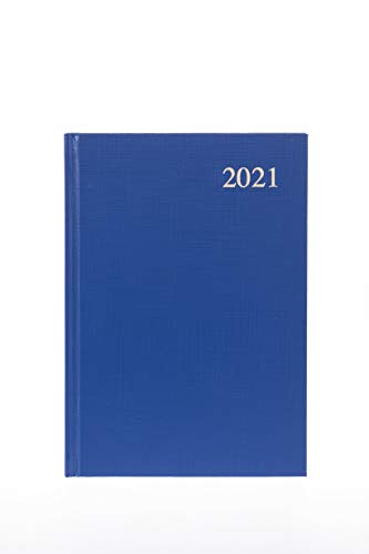 Collins Essential - Agenda (A4, día por página, 2021), color azul