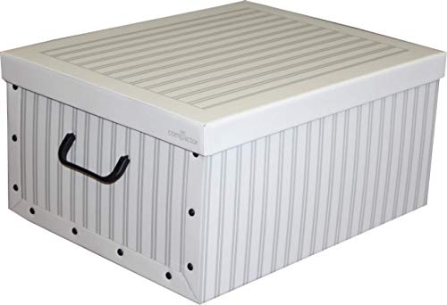 Compactor Anton - Caja de cartón de 50 x 40 x 25 cm, Color Blanco